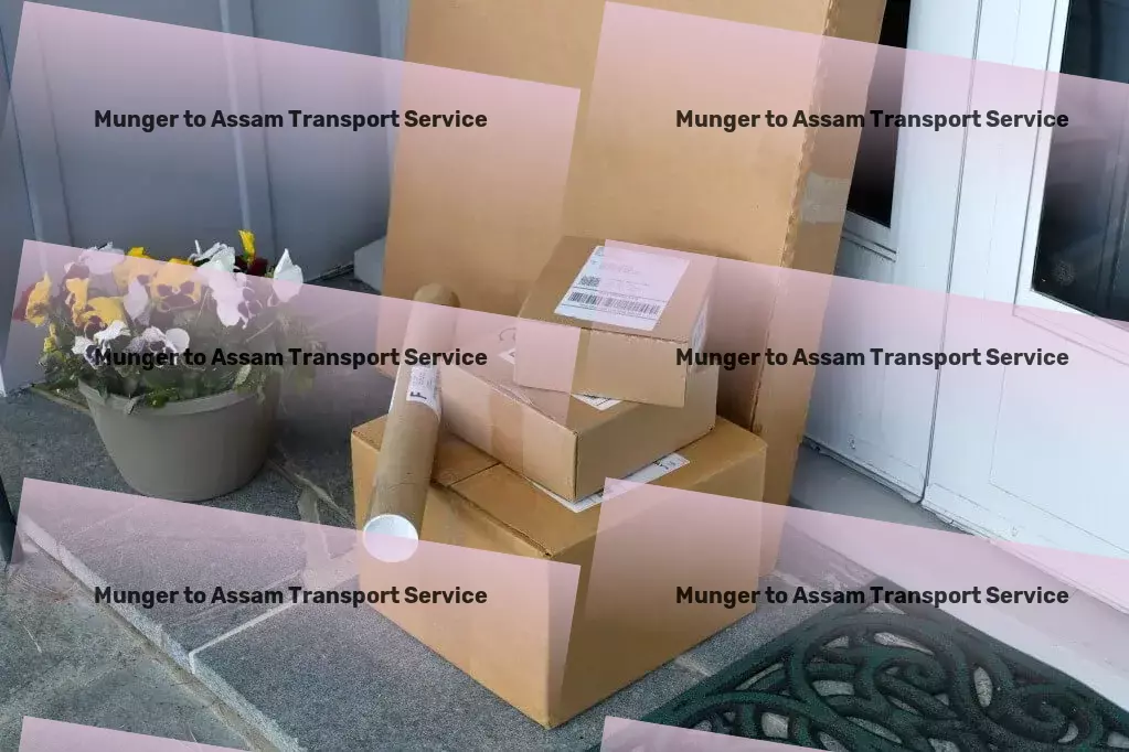 Munger to Assam Courier And Parcel Breakthrough solutions for transporting within India's borders. - Flexible transport solutions