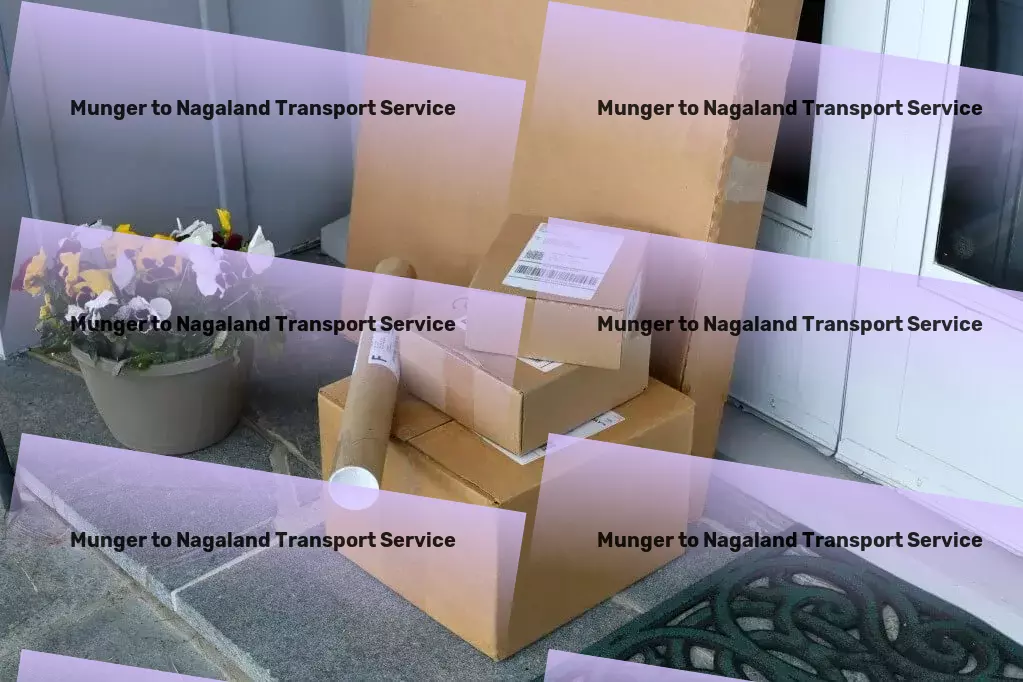 Munger to Nagaland Luggage Courier Comprehensive packer services