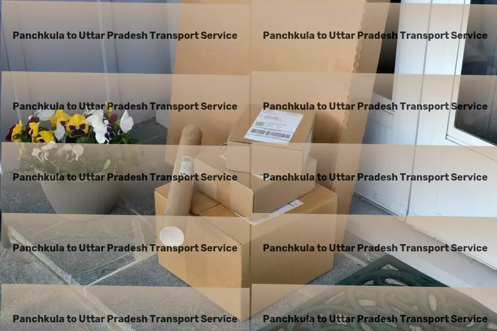 Panchkula to Uttar Pradesh Courier And Parcel Navigate through India's logistics maze with ease. - Customized transport coordination